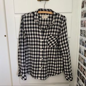 Current Elliott Plaid Button Down Flannel